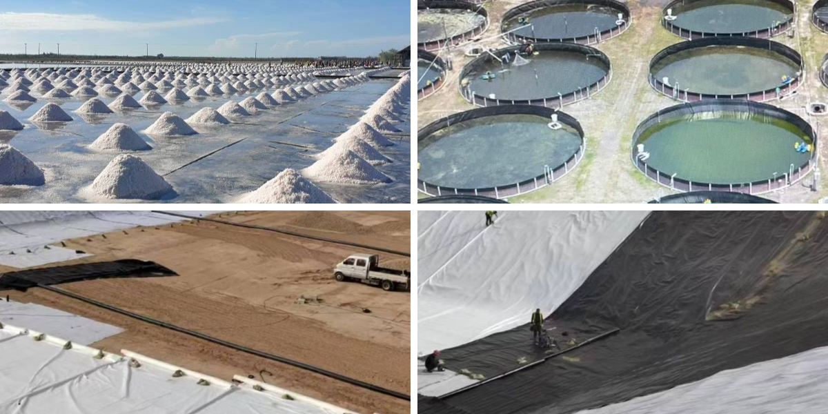 Текстурированная геомембрана HDPE