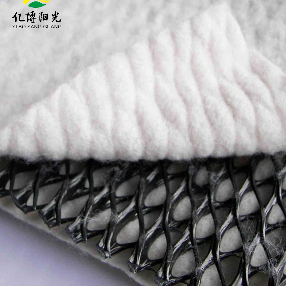 Jaring Saliran Geokomposit Permukaan Putih Jaring Saliran Geokomposit Permukaan Putih