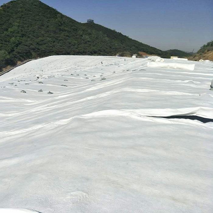 Jaring Saliran Geokomposit Permukaan Putih Jaring Saliran Geokomposit Permukaan Putih